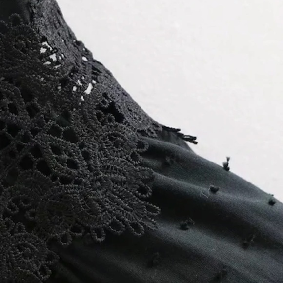 Lace Trim Cami Jumpsuit Jumper Black - Picture 4 of 6